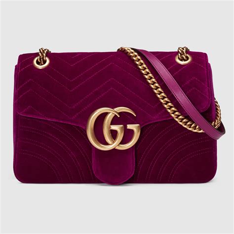 gucci marmont velvet bag large|Gucci Marmont bag price.